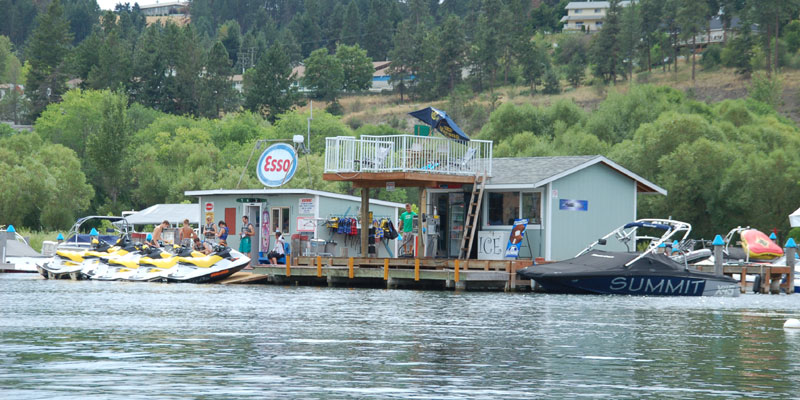The Turtle Bay Marina and Resort fuel station and convenience store